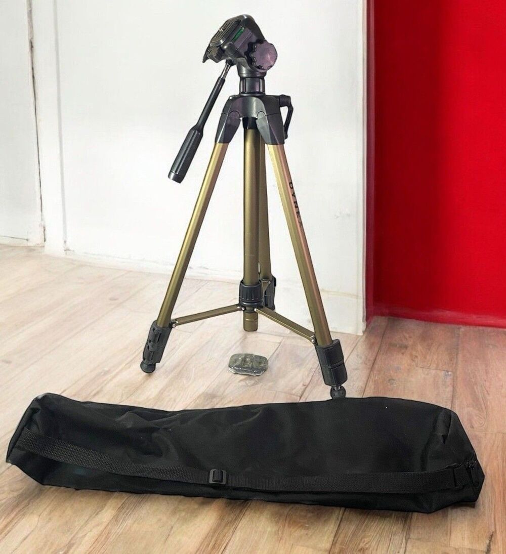 Dynex Series 60" Universal Tripod + Carrying Case + Quick Release Plate DX-TRP60